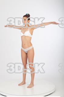 Whole body underwear T pose of Molly 0002